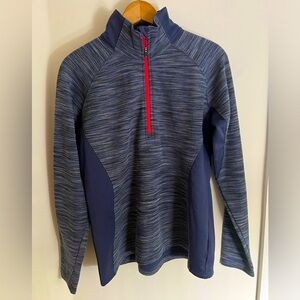 Columbia longsleeve 1/2 zip high neck pullover jacket Blue Women’s Size Large